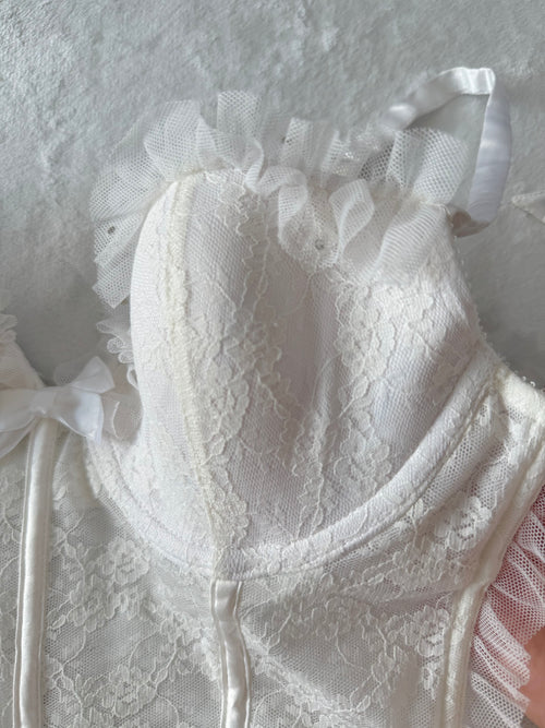 VS White Lace Apron (36B)