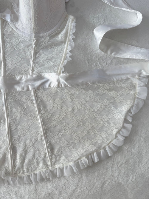 VS White Lace Apron (36B)