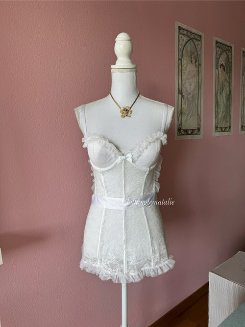 VS White Lace Apron (36B)