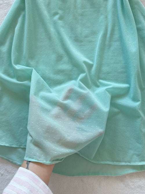 Green Sheer Mesh Babydoll Size S