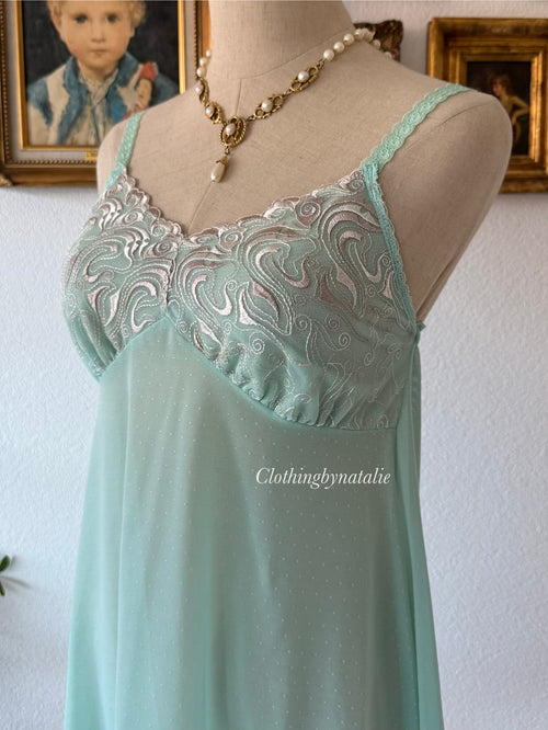 Green Sheer Mesh Babydoll Size S