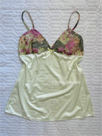 Green Nylon Slip Dress size S/small M