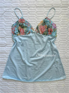 Blue Nylon Nightgown size S/small M