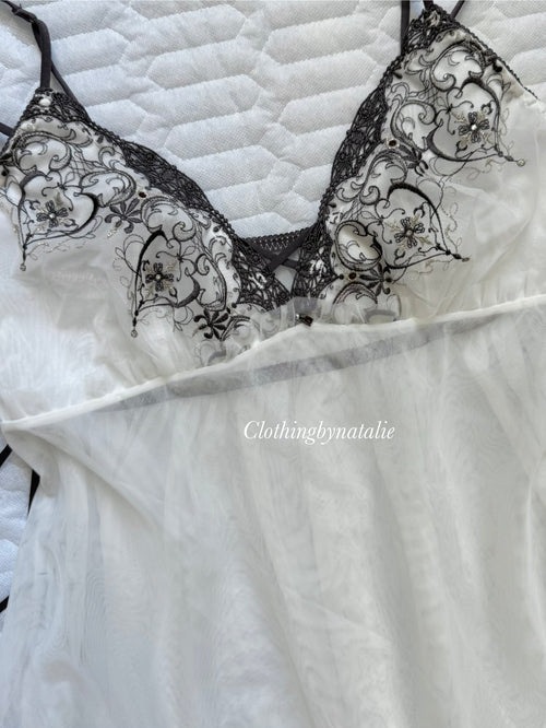 Fairy White Mesh Cami size M