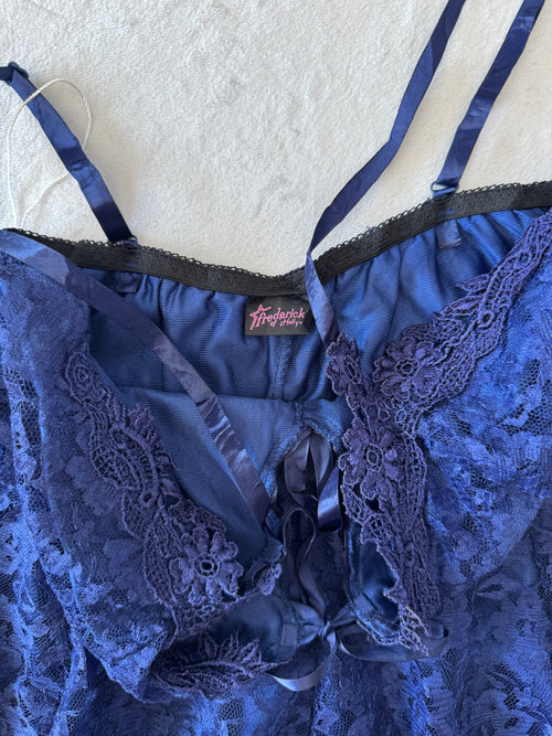 Frederick’s of Hollywood Blue Babydoll (M)