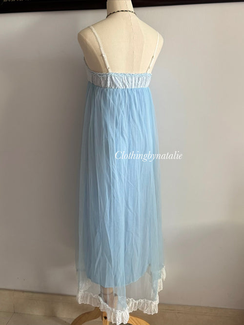 Soft Blue Babydoll Dress size S