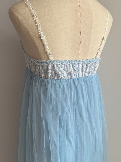 Soft Blue Babydoll Dress size S