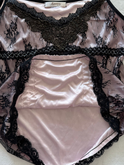 Whimsical Nylon Lace Cami Size S