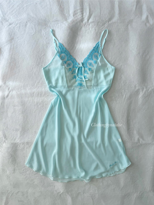 Andrékim Mermaid Chiffon Slip Dress (M)