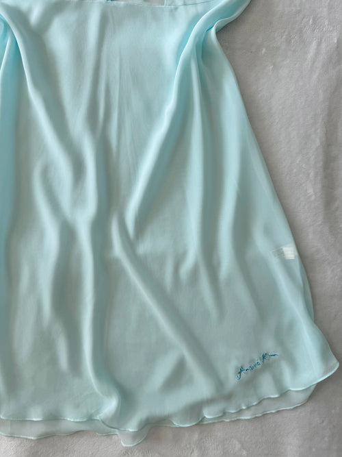 Andrékim Mermaid Chiffon Slip Dress (M)