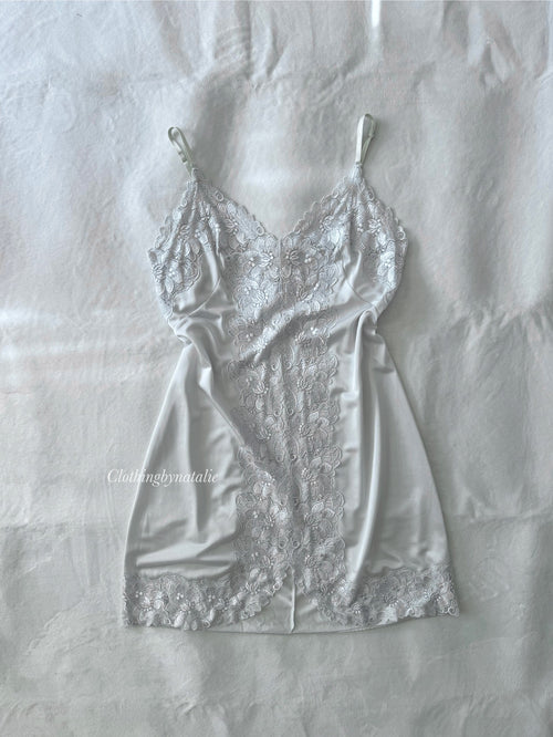 Japanese Blue Nylon Nightgown (S)