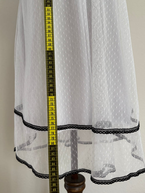 Ruffle Nylon Nightgown size S