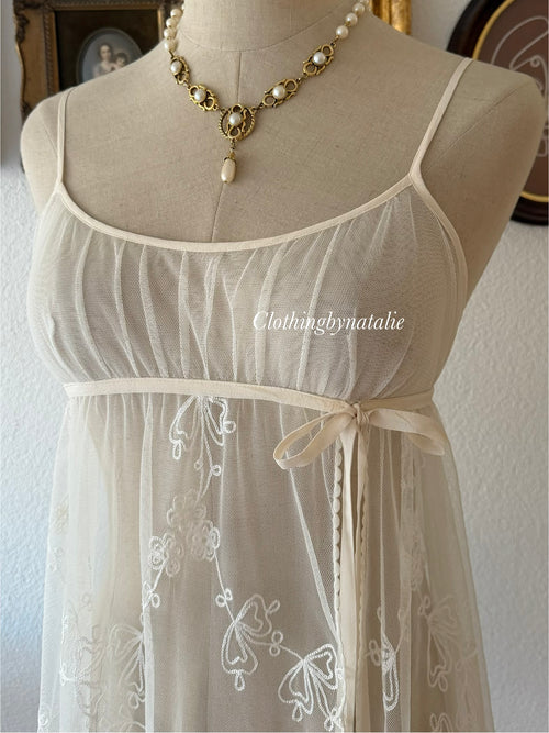 VS Beige Sheer Lace Mini Dress size XS/S