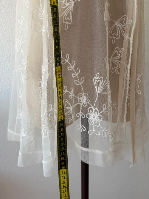 VS Beige Sheer Lace Mini Dress size XS/S