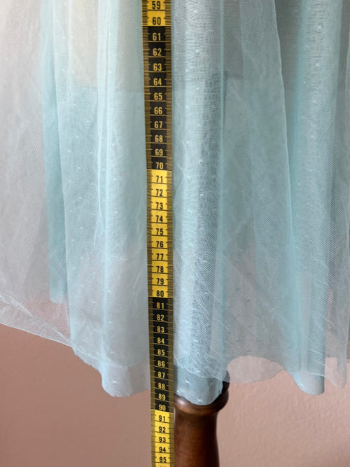 Fairy Blue Mesh Babydoll Size M