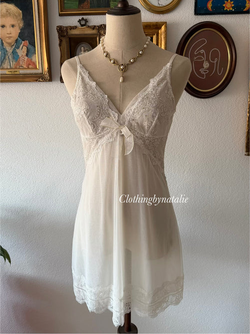 Fairy Glitter White Mesh Mini Dress size S/small M
