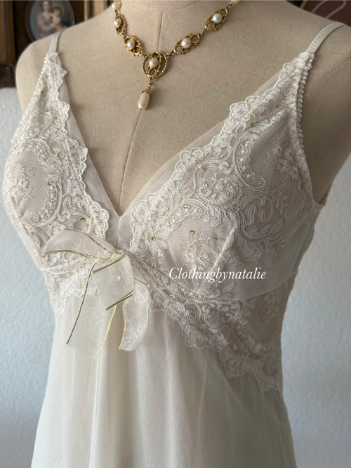 Fairy Glitter White Mesh Mini Dress size S/small M