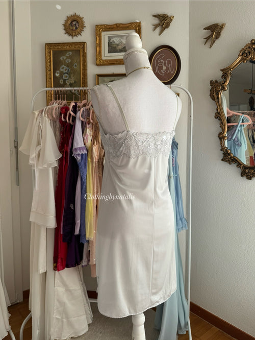 Japanese Blue Nylon Nightgown (S)