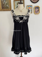 Black Jersey Coquette Babydoll size S/M