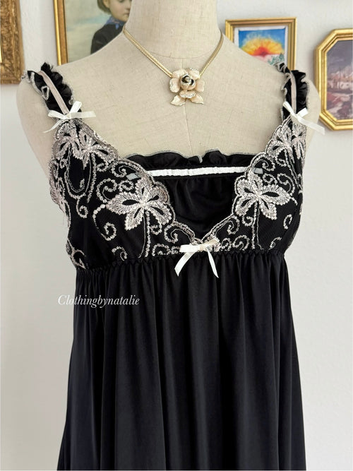 Black Jersey Coquette Babydoll size S/M