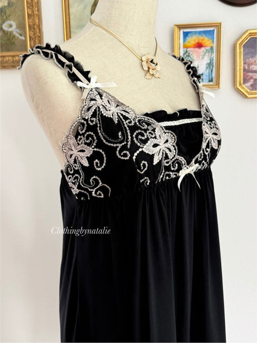 Black Jersey Coquette Babydoll size S/M