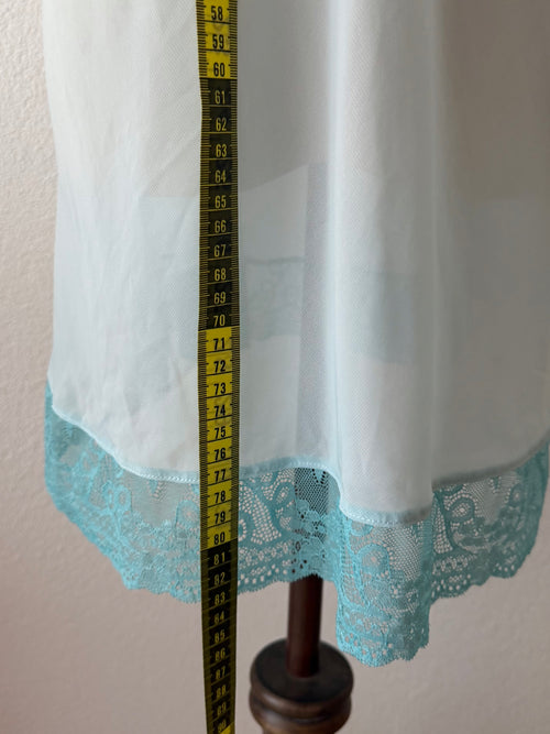 Coquette Blue Chiffon Slip Dress size M
