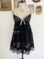 Fairy Black Mesh Babydoll size S/M