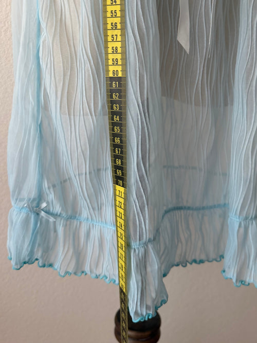 Ocean Blue Mesh Slip Dress size M