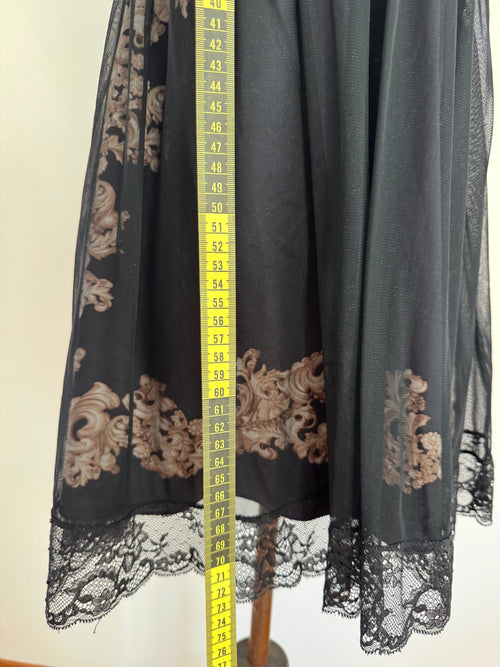 Fairy Black Mesh Babydoll size S/M