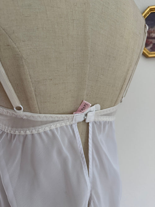 La Vie En Rose White Chiffon Bustier