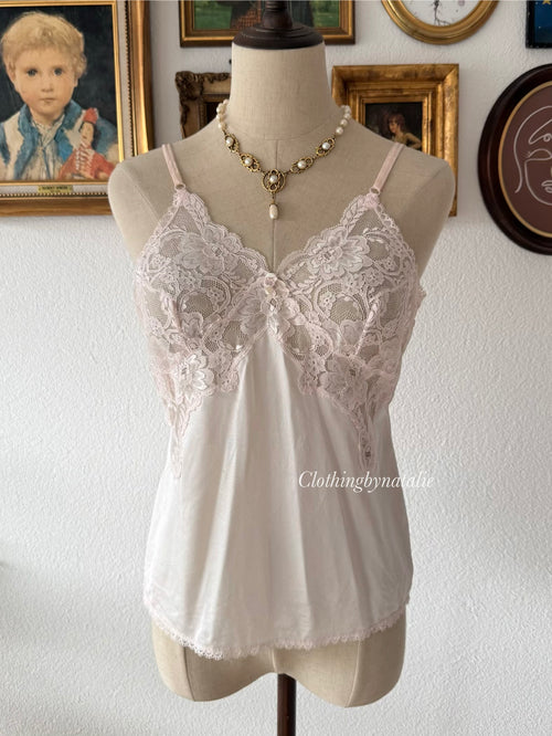 Blush Pink Nylon Cami Size S