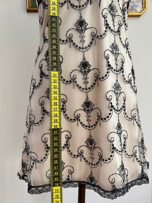 Coquette Satin Lace Slip Dress size S