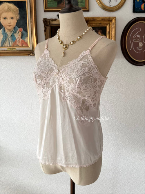 Blush Pink Nylon Cami Size S