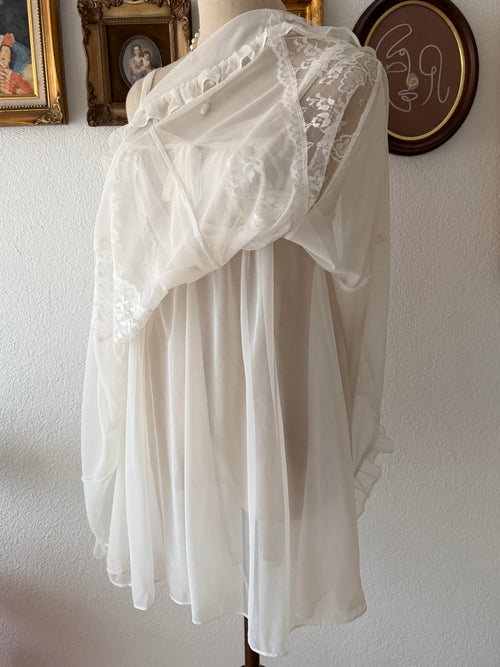 Betsey Johnson White Mesh Babydoll size S/M