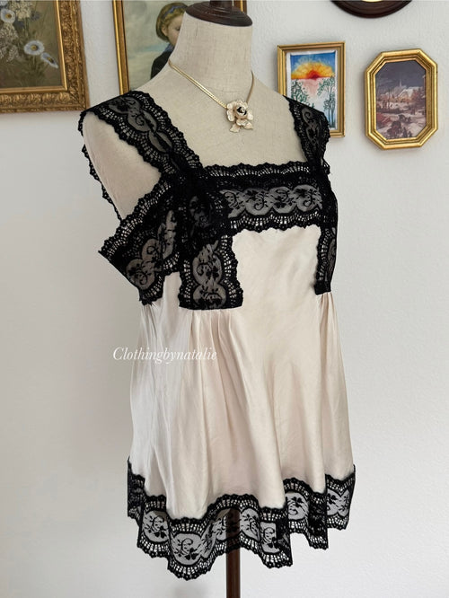 Pure Silk & Lace Cami size M