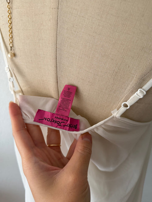 Betsey Johnson White Mesh Babydoll size S/M