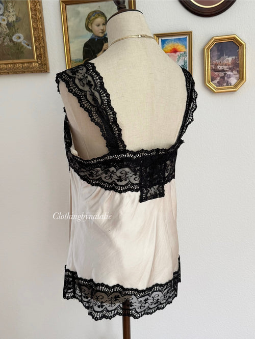Pure Silk & Lace Cami size M