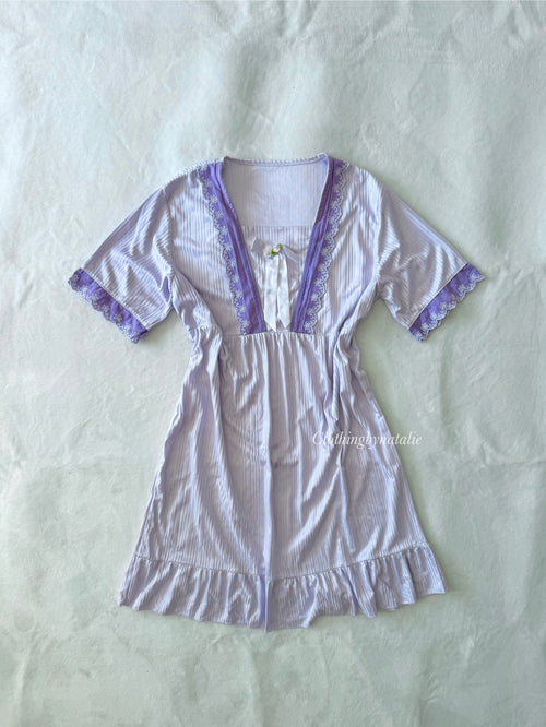 Coquette Purple Slip Dress (S/M)
