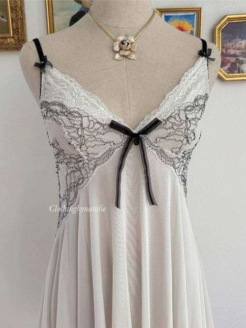 Fairy Cream Mesh Babydoll size S/M