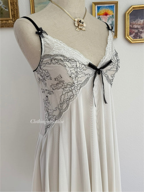 Fairy Cream Mesh Babydoll size S/M