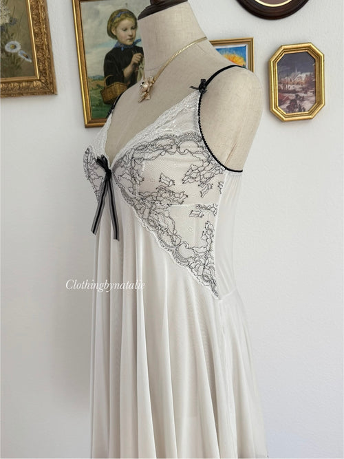 Fairy Cream Mesh Babydoll size S/M
