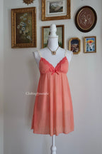 Omothe Orange Mesh Babydoll (S/M)