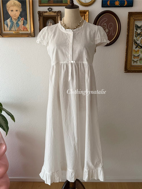 Victoria’s Queen White Cotton Babydoll size S/small M