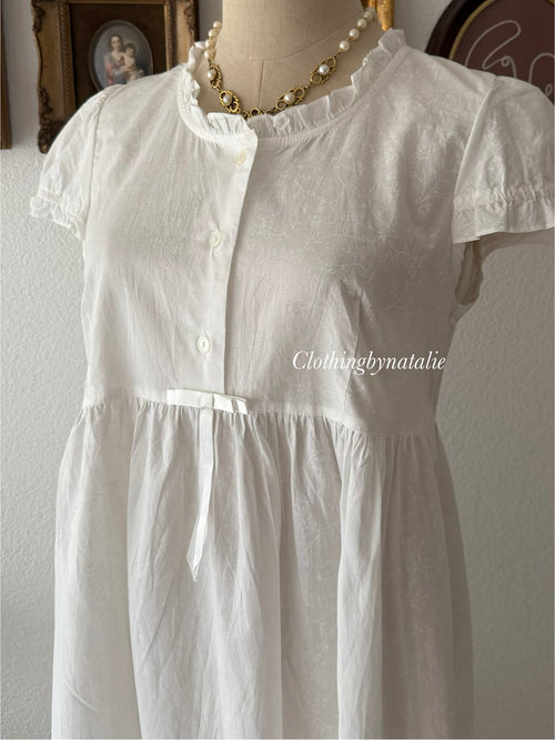Victoria’s Queen White Cotton Babydoll size S/small M