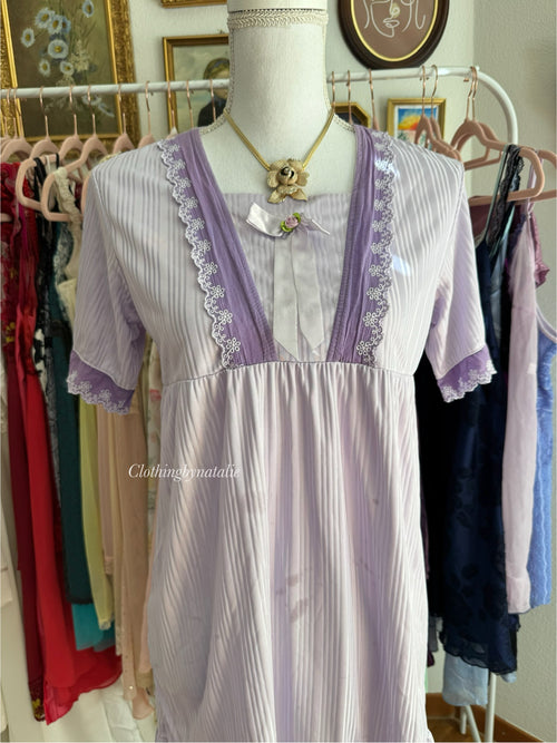 Coquette Purple Slip Dress (S/M)