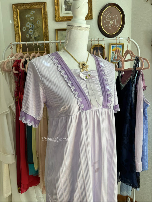 Coquette Purple Slip Dress (S/M)