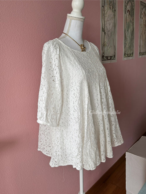 Japanese White Cotton Babydoll (S/M)