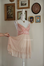 Orange Layered Mesh Babydoll (S/M)