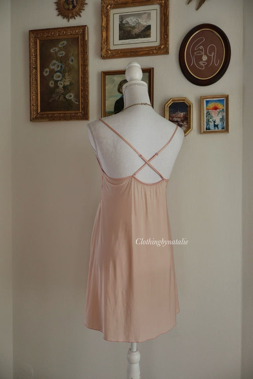 Orange Layered Mesh Babydoll (S/M)