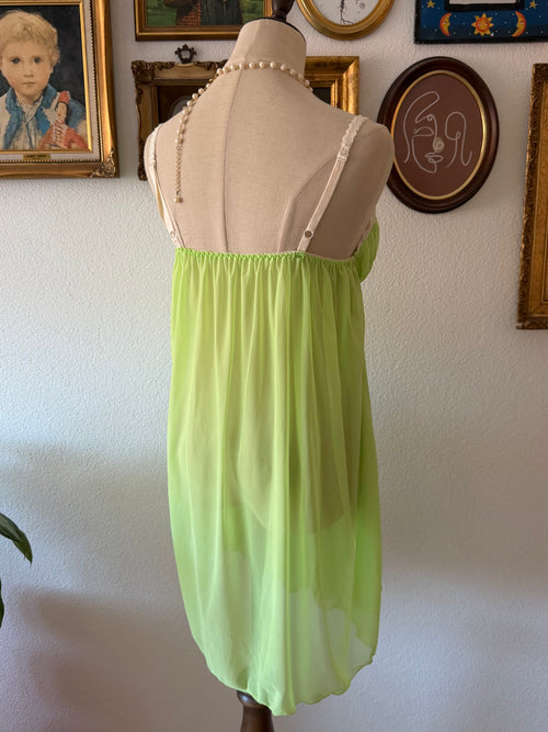 Fairy Green Sheer Mesh Babydoll size M